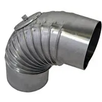Bertrams Bogen 14BG90-100KV 90°, Ø 100 x 0,7 mm,