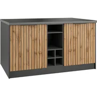 Kochstation Kücheninsel »KS-Lagos«, Kücheninsel 153/100 cm, mit höhenverstellbaren Möbelfüßen