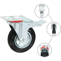 VidaXL 8 Stk. Lenkrollen 160 mm