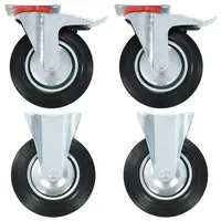 VidaXL Rollen 4 Stk. 200 mm