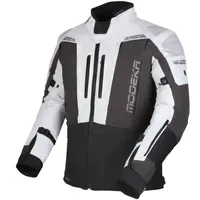 Modeka Hydron Textiljacke Hellgrau/Dunkelgrau/Schwarz XL