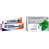  Gingium 240 mg Fta 120 stk + Voltaren Schmerzgel
