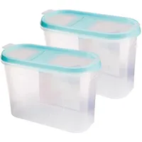 BestLivings Frischhaltebox Schüttdose 1,4 Liter 2er Pack ( 2