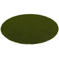 Snapstyle Luxus Kunstrasen Rasenteppich Chelsea Rund Grün 100x100cm