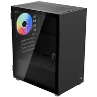 AeroCool PC Gehäuse CS-111-G-BK-v1 Mini-Tower Schwarz