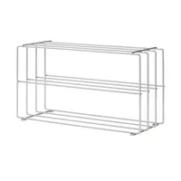 Livetastic Schuhregal , silber Chrom, Metall, 73x40x28.5 cm, Garderobe,