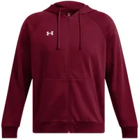 Under Armour Rival Fleece Kapuzenjacke Herren 625 cardinal/white M