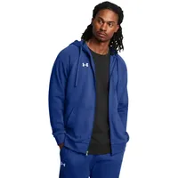 Under Armour Rival Fleece Kapuzenjacke Herren 432 tech blue/white