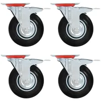 VidaXL 8 Stk. Lenkrollen 125 mm