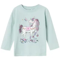 NAME IT Langarmshirt NMFNYDELIG NREG LS TOP BOX rosa