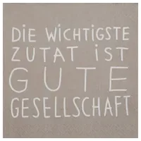 Räder DINING Serviette "Die wichtigste Zutat"
