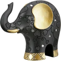 Gilde Tierfigur »Elefant Ajok«, schwarz
