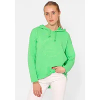 Zwilling Zwillingsherz Hoodie »"Moin"«, mit Kapuze und Stempeldruck grün