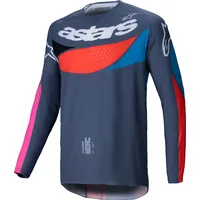 Alpinestars Techstar Dreem Trikot - Grau/Orange/Blau / L