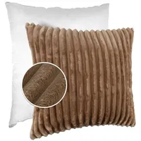 Kisska Dekokissen Kissenbezug Sofakissen Pillow Plüsch Kuschelkissen Zierkissen Cord