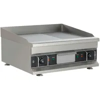 GastroHero Elektro-Grillplatte Eco 596x398 1⁄2 glatt, 1⁄2 gerillt -