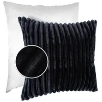 Kisska Dekokissen Kissenbezug Sofakissen Pillow Plüsch Kuschelkissen Zierkissen Cord