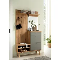 INOSIGN »Mavas, Garderobe, Garderobenschrank, ScandicDesign, Evoke Eiche/Salbei«, ausreichend Stauraum,