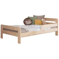 TICAA Einzelbett Bennet in Weiß & Gr.: onesize