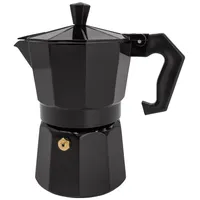 Intirilife Espressokocher Aluminium 3 Tassen Mokka-Kanne 160 ml Kaffeebereiter