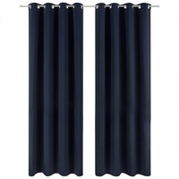Blumtal Verdunklungsvorhänge 2er Set - Thermovorhang Hitzeschutz - Vorhang
