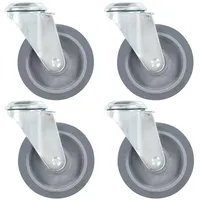 VidaXL Lenkrollen mit Bolzenloch 4 Stk. 100 mm