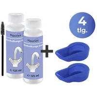 Maximex Reinigungs-Set »Anti-Kalk-Caps und Entkalkungsgel«, für Wasserhähne, Armaturen, Kacheln,