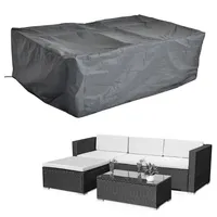 Melko Schutzhülle für Rattan Lounge 242x162x100 cm Gartenmöbel Abdeckung