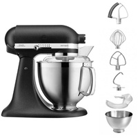 KitchenAid Artisan 5KSM185PS Gusseisen Schwarz Flexiset