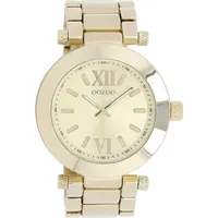 Oozoo Armbanduhr gold Metall Vintage Series Herren Analog-Quarzuhr UOC5753A