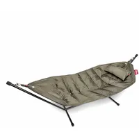 Fatboy headdemock Hängematte taupe mit Ständer und Kissen