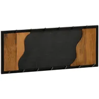 FineBuy Wandgarderobe FineBuy Hakenleiste Steinoptik 80 cm Garderobe Flur