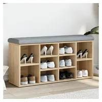 VidaXL Schuhbank Sonoma-Eiche 102x32x50 cm Holzwerkstoff