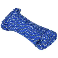 VidaXL Bootsseil Blau 5 mm 50 m Polypropylen