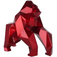 KUNSTLOFT Skulptur, Rot, Stein, 4.3x44x24 cm, Dekoration, Skulpturen &