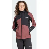 Adidas Terrex Xperior Hybrid RAIN.RDY Regenjacke Burgundy / Black