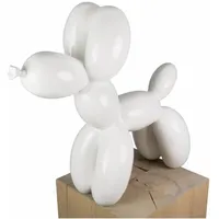 KUNSTLOFT Skulptur, Weiß, Stein, 3.8x46x18 cm, Dekoration, Skulpturen &