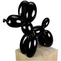 KUNSTLOFT Skulptur, Schwarz, Stein, 3.8x46x18 cm, Dekoration, Skulpturen &