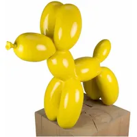 KUNSTLOFT Skulptur, Gelb, Stein, 3.8x46x18 cm, Dekoration, Skulpturen &