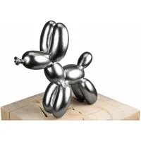 KUNSTLOFT Skulptur, Silber, Stein, 0.95x26x10 cm, Dekoration, Skulpturen &