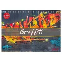 Calvendo Verlag GmbH Graffiti (Tischkalender 2025 DIN A5 quer)