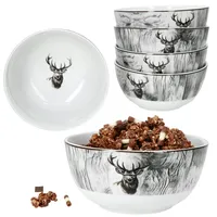 Mambocat 6x Alois Müsli-Schale Ø14,2cm 480ml Porzellan 6 Personen