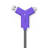 Logitech Swytch AV-Sender & -Empfänger, Schwarz, Violett