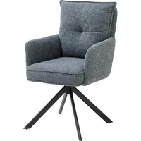 Stolkom Stolkom, SOFIA YOUNG drehbar 180 ° Armlehnstuhl Metall/Strukturstoff