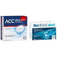 Hexal Acc akut 600mg Hustenlöser 40 stk+ Ibuhexal akut