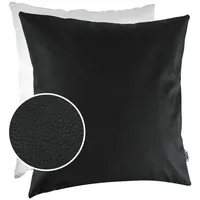 Kisska Kissenbezug Kunstleder Dekokissen Sofakissen Leder-Kissenbezüge Kissenhülle Kissen KUMO