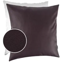 Kisska Kissenbezug Kunstleder Dekokissen Sofakissen Leder-Kissenbezüge Kissenhülle Kissen KUMO