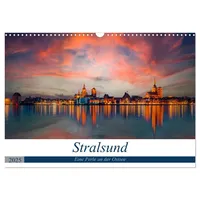 Calvendo Stralsund, Eine Perle an der Ostsee (Wandkalender 2025