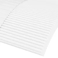 VidaXL Schaumstoffmatratze Weiß 200x220 cm Härtegrad H2 H3
