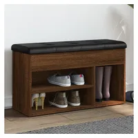 VidaXL Schuhbank Braun Eichen-Optik 82x32x45,5 cm Holzwerkstoff